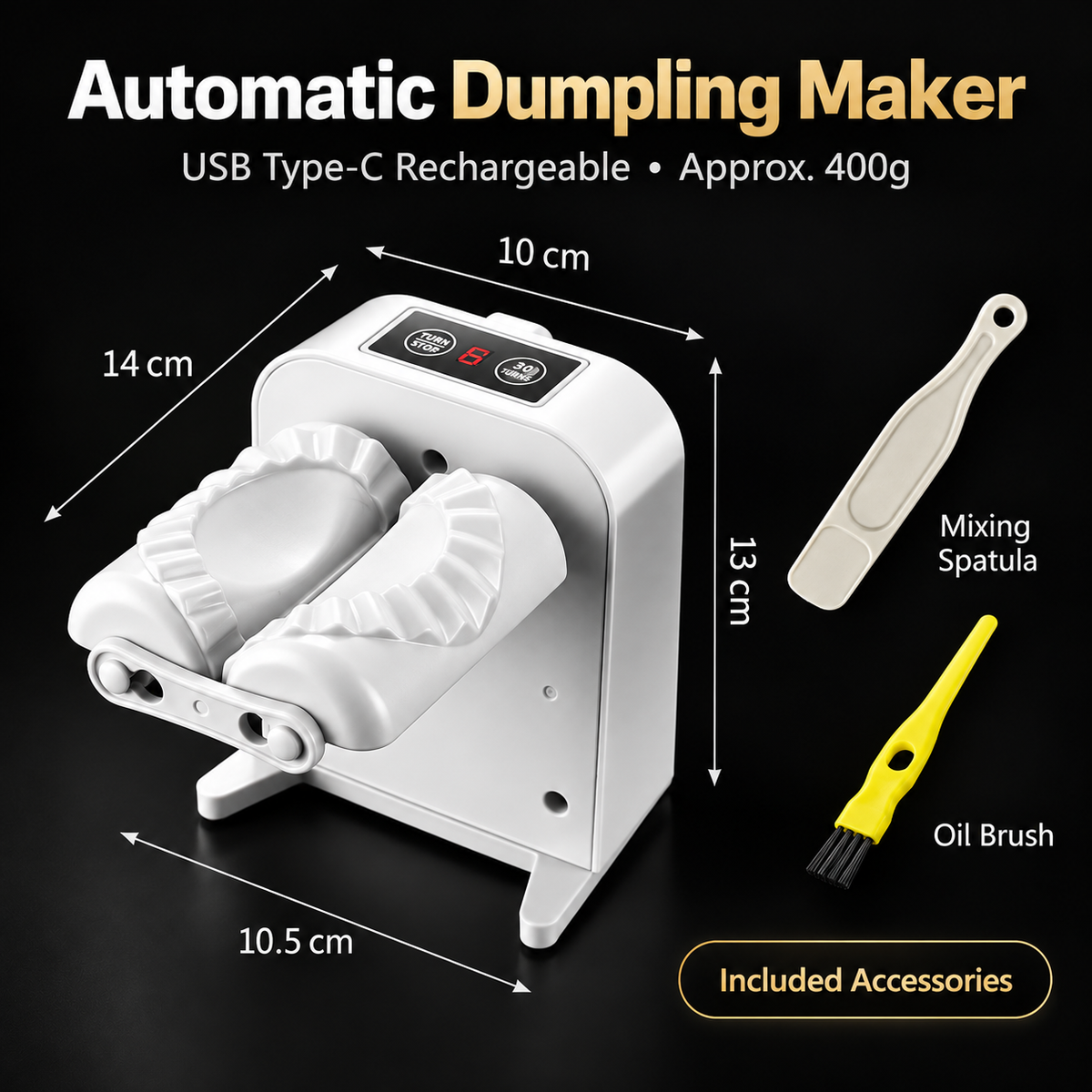 🥟 Dumpling Maker Press – Easy Handheld Dumpling Mold