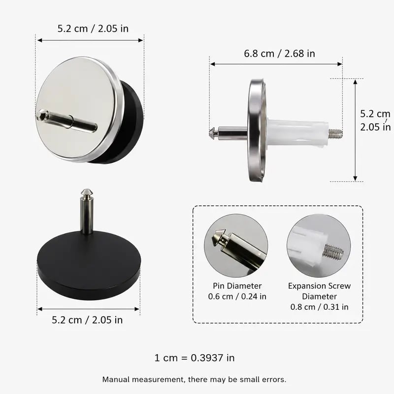 🔥LAST DAY 49% OFF - 🚽 Universal Toilet Seat Expansion Bolts | Stop Wobbly Loose Toilet Seats
