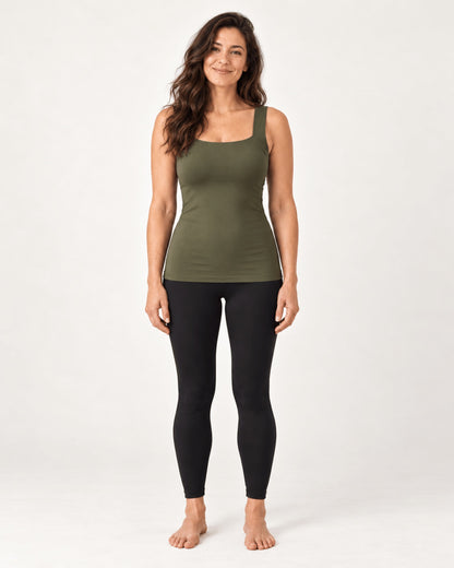 Wireless Built-In Bra Smoothing Tank Top