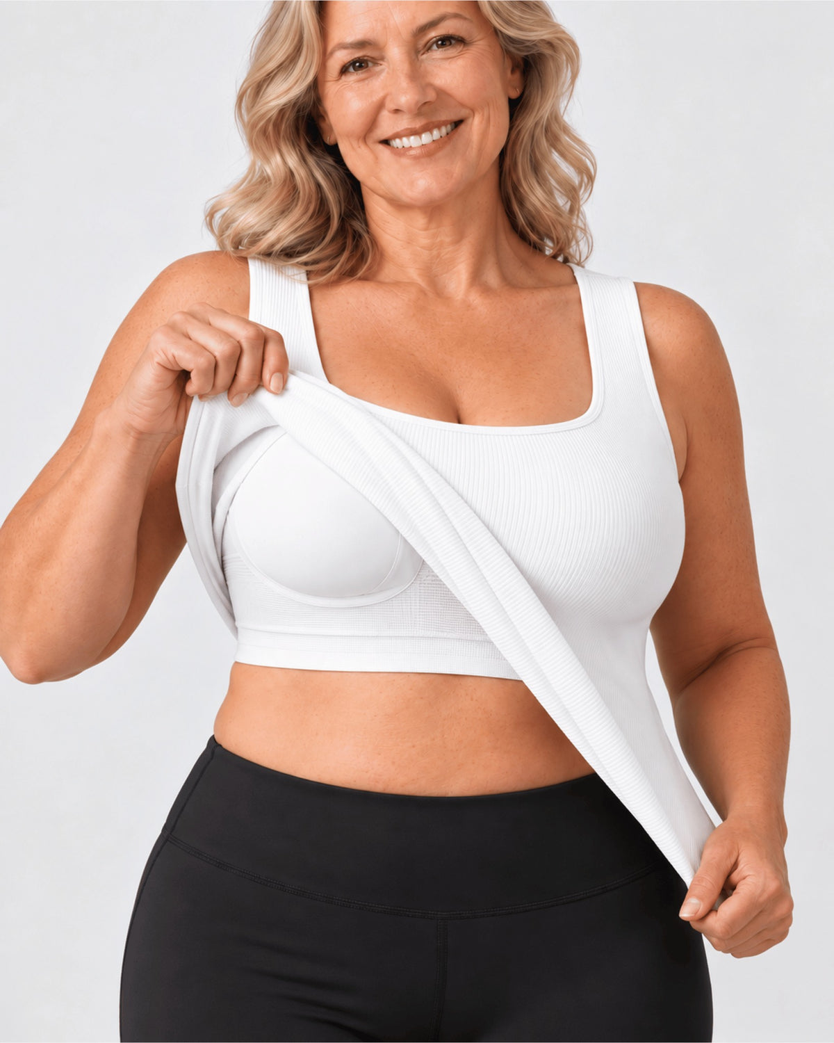Wireless Built-In Bra Smoothing Tank Top
