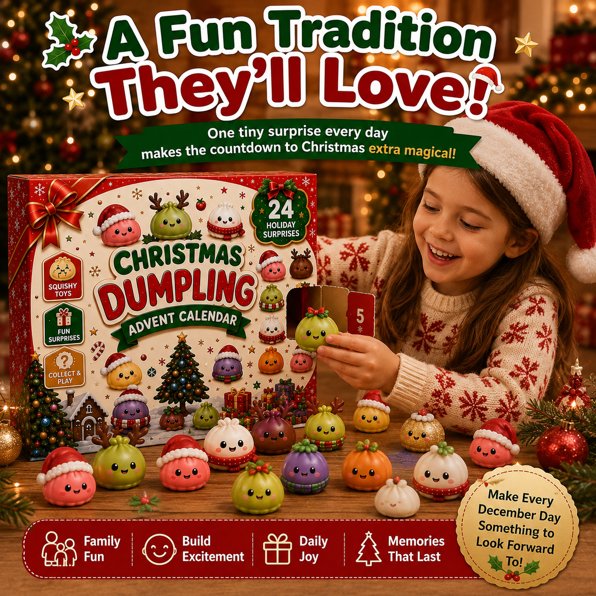 Christmas Mini Squishies Advent Calendar 2026