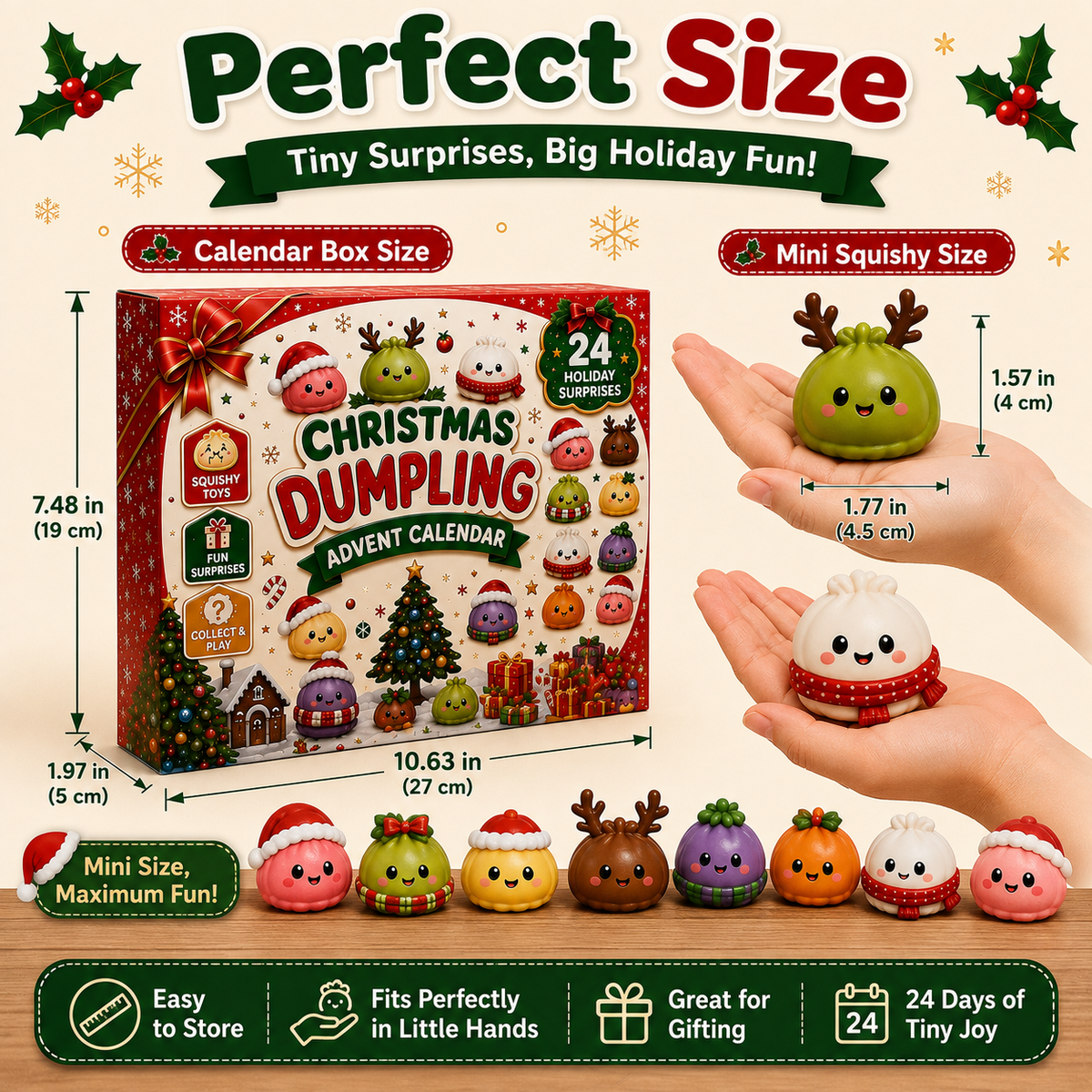 Christmas Mini Squishies Advent Calendar 2026
