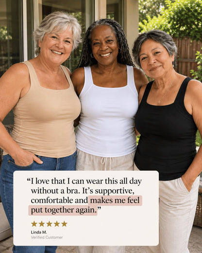 Wireless Built-In Bra Smoothing Tank Top
