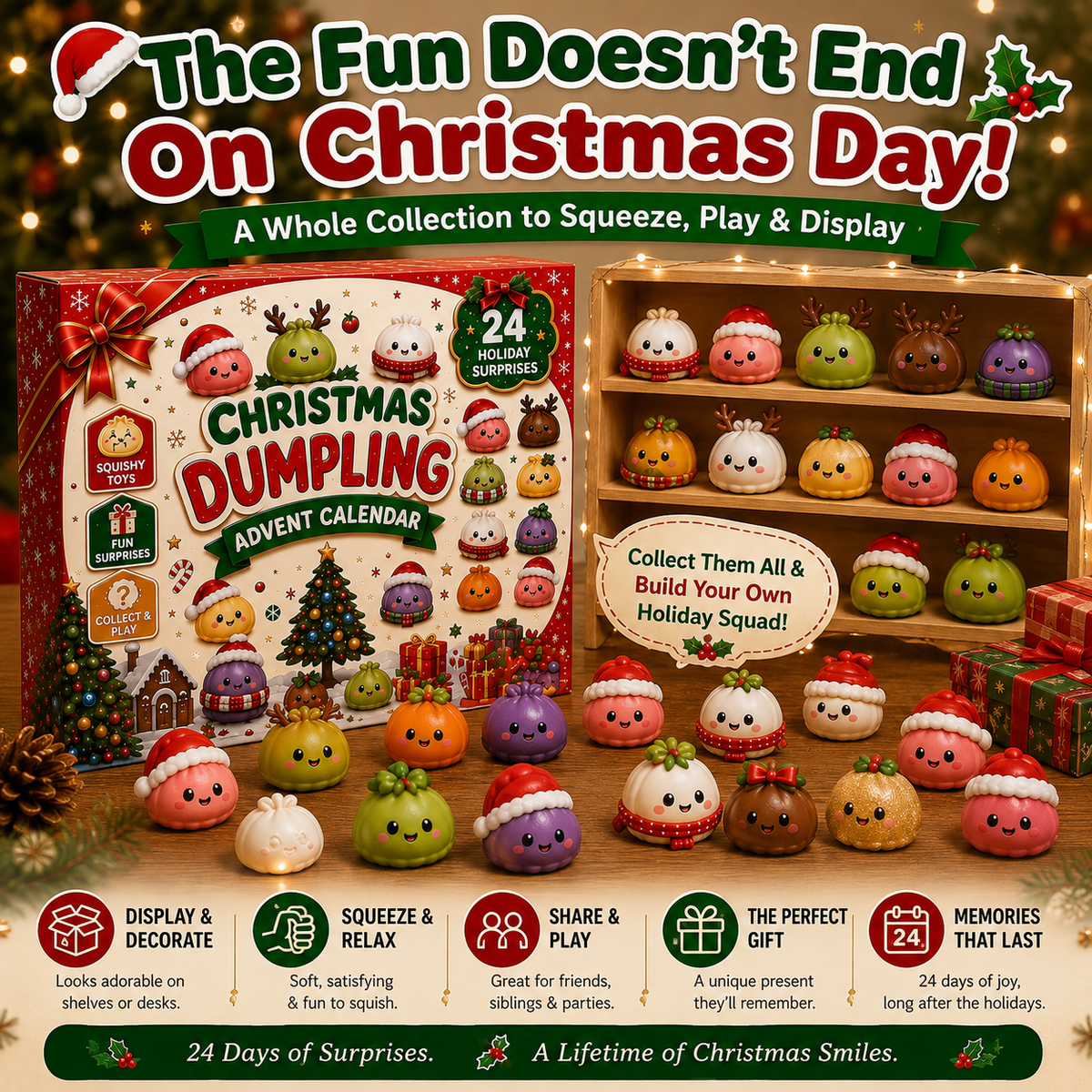 Christmas Mini Squishies Advent Calendar 2026