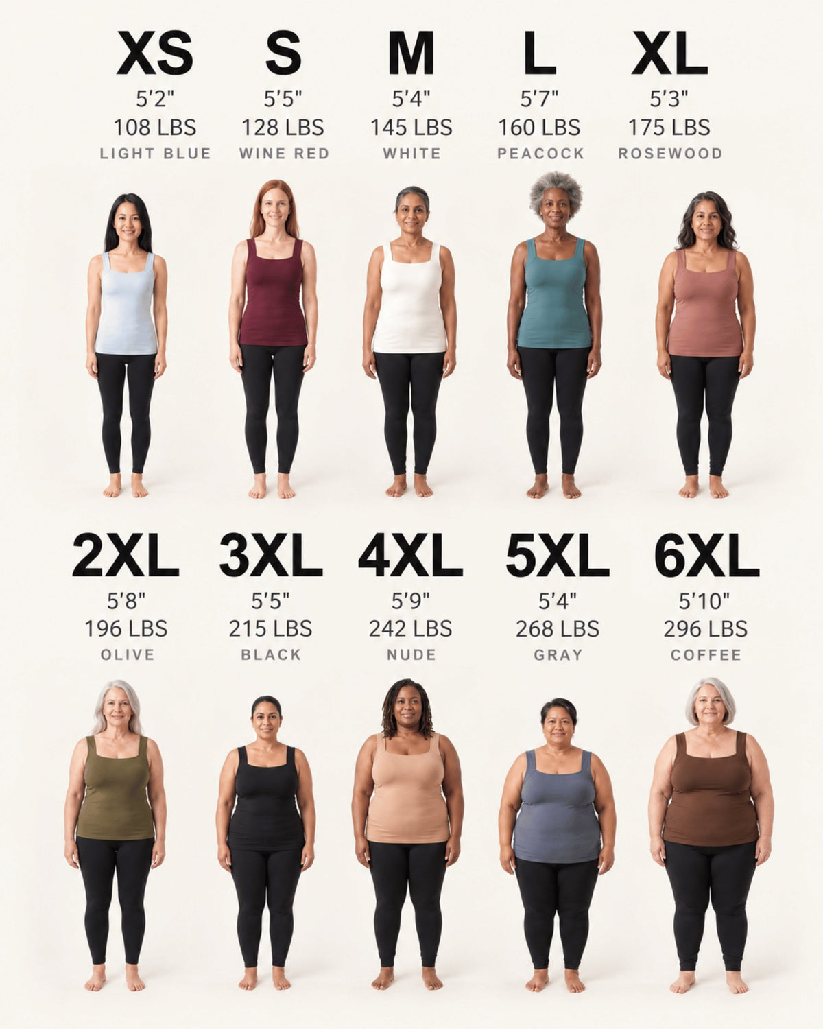 Wireless Built-In Bra Smoothing Tank Top