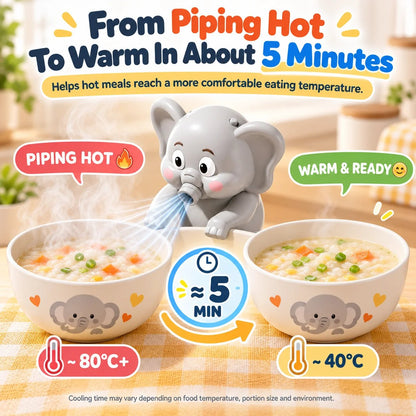 🐘 Little Elephant Food Cooling Fan | Make Hot Meals Easier