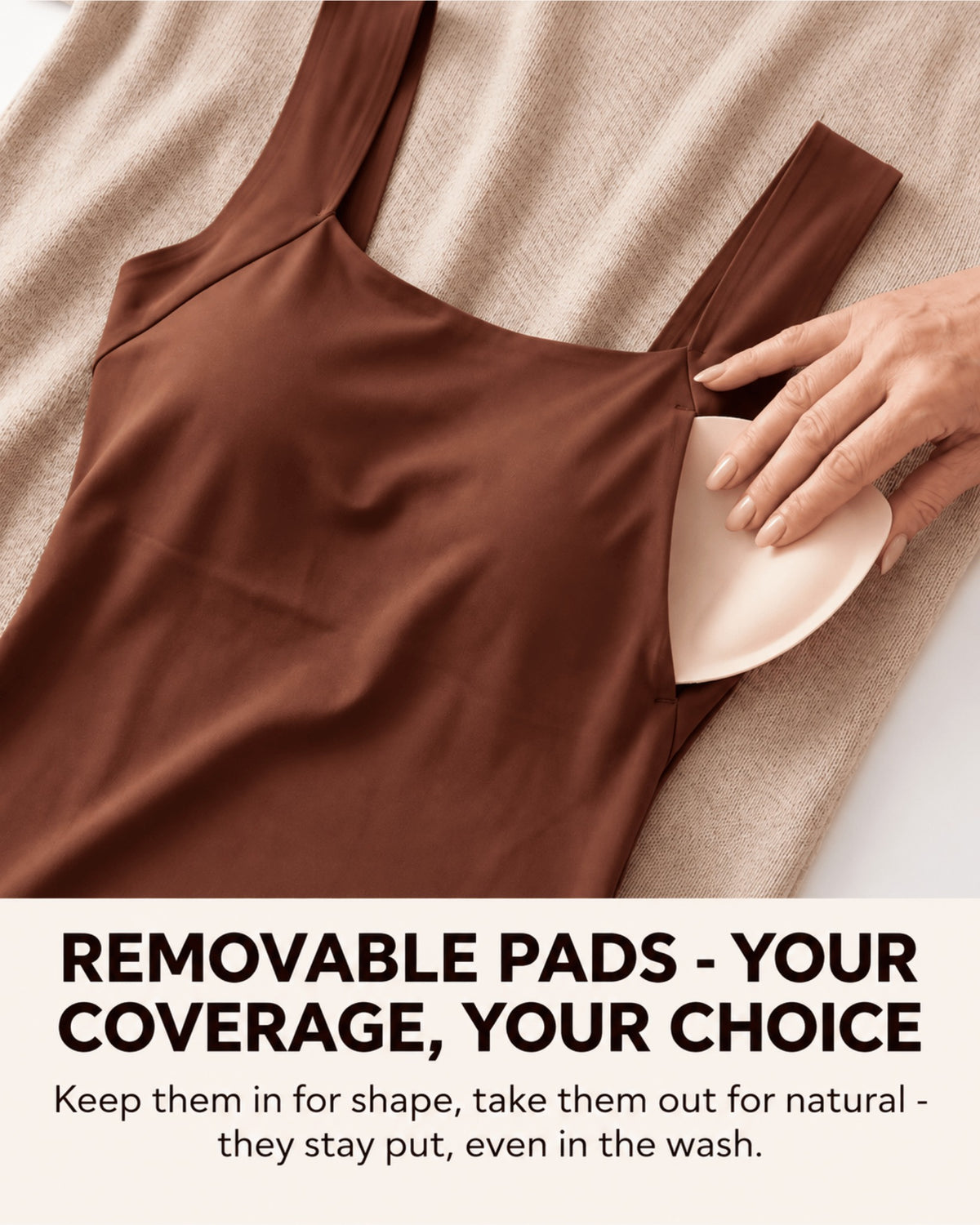 Wireless Built-In Bra Smoothing Tank Top