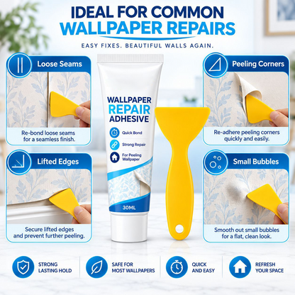 💞BUY 1 GET 1 FREE🎨🛡️ Heavy-Duty Wallpaper Adhesive