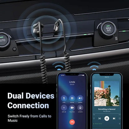 Bluetooth 6.0 Aux Wireless Receiver