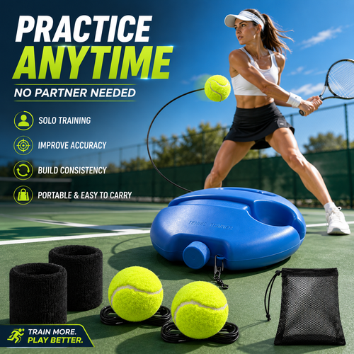 🎾 Solo Tennis Trainer Rebound Set