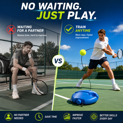 🎾 Solo Tennis Trainer Rebound Set