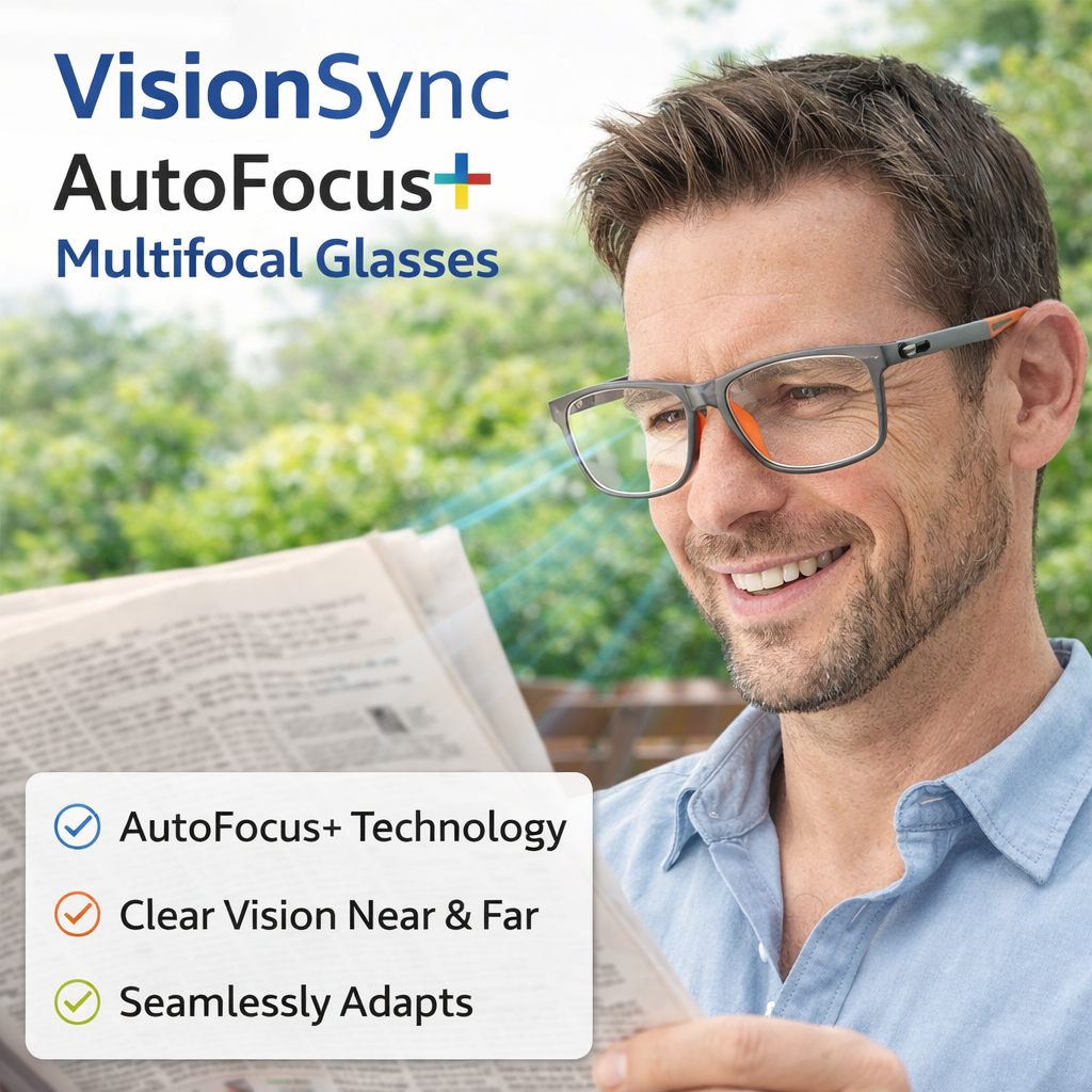 🏆⚡50K+ SOLD! Almost Gone-🔥Adaptive Multifocal Glasses – No Switching Needed