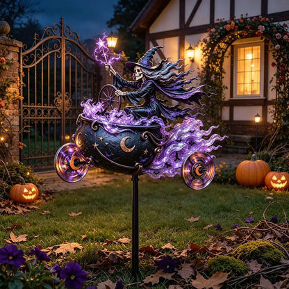 🔥 53% OFF – Halloween Motorcycle Windmill Yard Stake 🎃🏍️