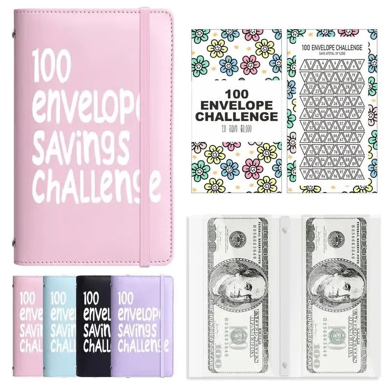 🔥💸100 Envelope Saving Challenged Book
