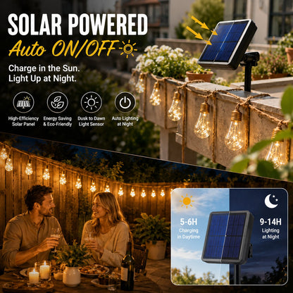 ✨ Outdoor Solar String Lights