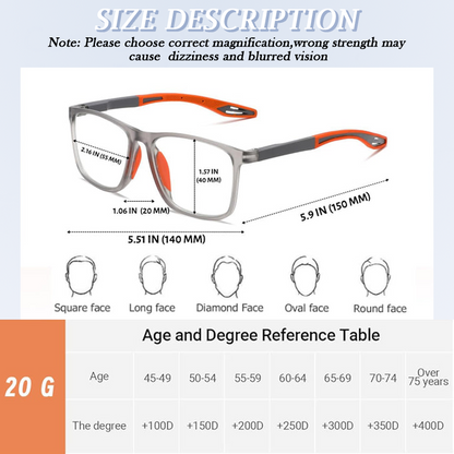 🏆⚡50K+ SOLD! Almost Gone-🔥Adaptive Multifocal Glasses – No Switching Needed