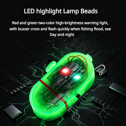 New Fishing Bite Alarm, Sensitive Electronic Fishing Alarms Indicator, Sound Bite Alert Bell with LED Lights