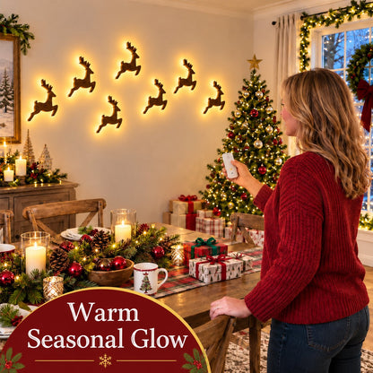 🎄 Christmas Glow Wall Silhouette Lights
