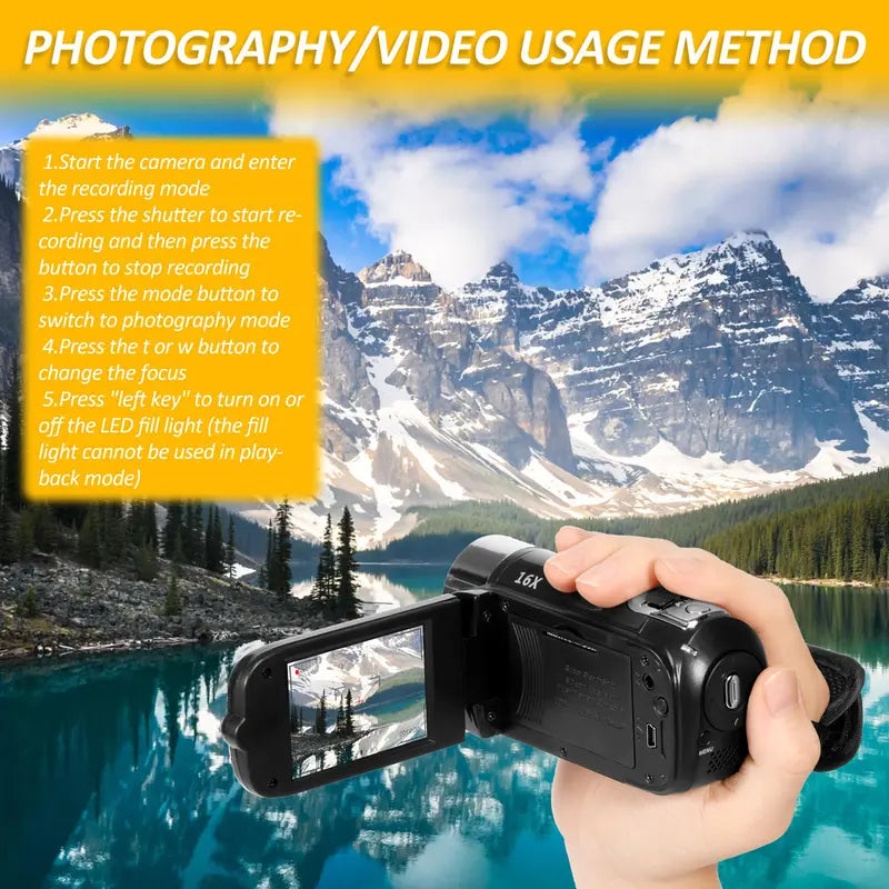 Retro Chargeable Digital Compact Camera