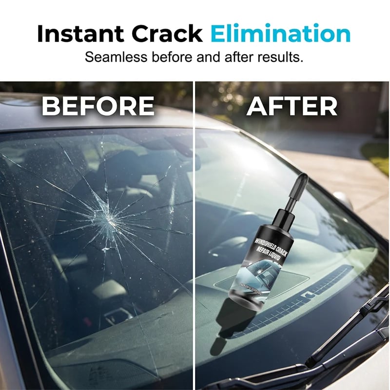 🔥Hot Sale🔧 Windshield crack? DIY fix in minutes. UV resin kit that actually works. ✨