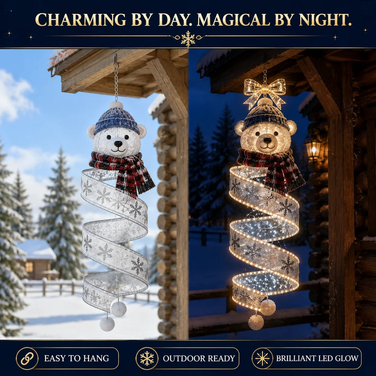 🎄Last day for 49% off🎄Christmas Magic Spiral™ Hanging LED Light Collection