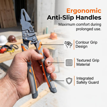 🔧Self-Locking Ratchet Pliers — Lock, Hold & Work Without Constant Squeezing