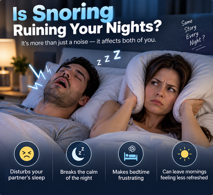 SnoreLess™ Neck Wearable – Simple Bedtime Snoring Support