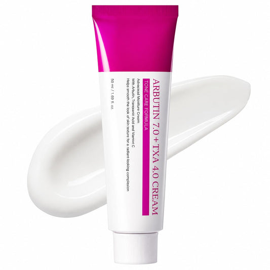 Highly Effective Dark Spot Cream·TOSOWOONG Arbutin 7% + Tranexamic Acid 4% Cream for Dark Spots, Brightening