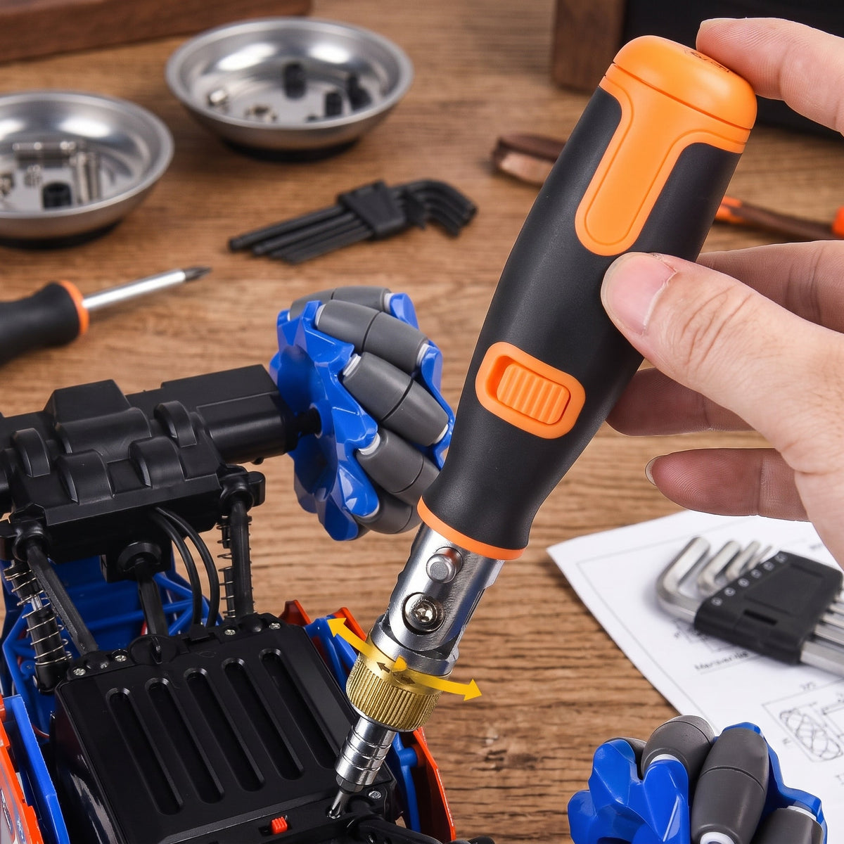 10in1 Multi-Angle Portable Ratchet Screwdriver
