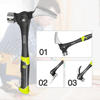 Adjustable Nail Puller Hammer