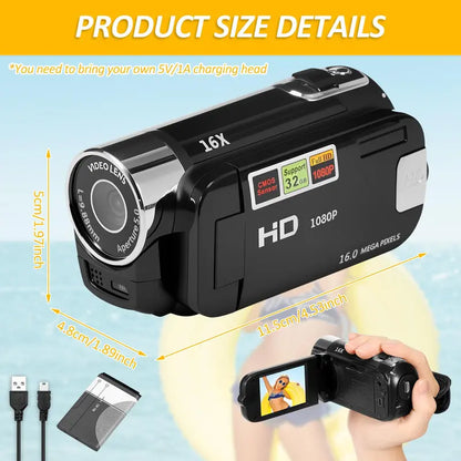 Retro Chargeable Digital Compact Camera