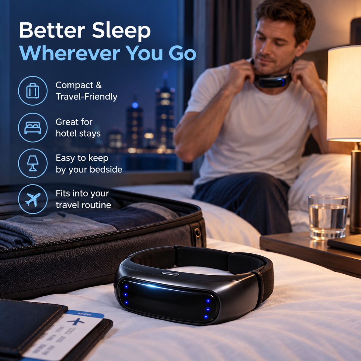 Noomoriey™ Neck Wearable – Simple Bedtime Snoring Support