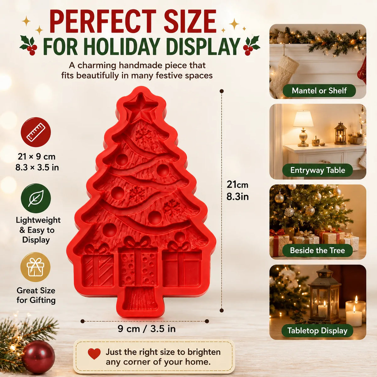 🎄 DIY Christmas Tree Mold & Paint Craft Kit