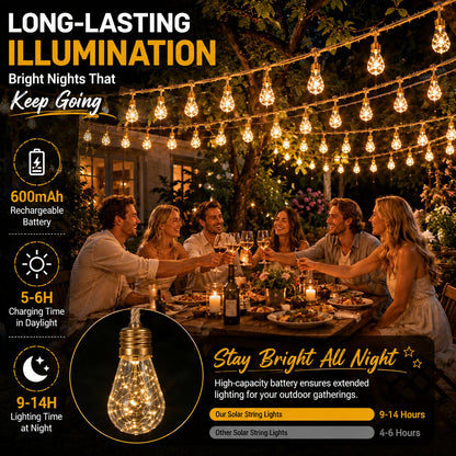 ✨ Outdoor Solar String Lights