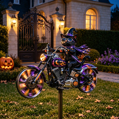 🔥 53% OFF – Halloween Motorcycle Windmill Yard Stake 🎃🏍️