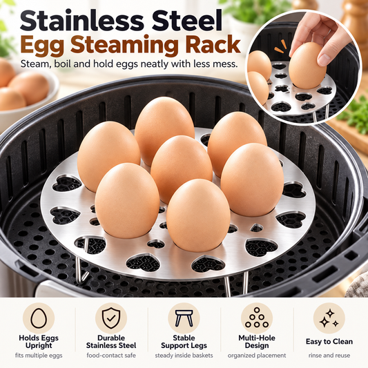 ⏳Time-Limited Special⏰Heat-Safe Egg Steaming Rack