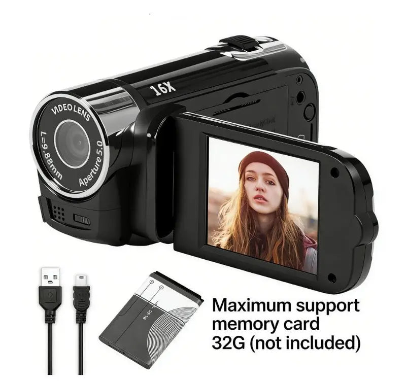 Retro Chargeable Digital Compact Camera