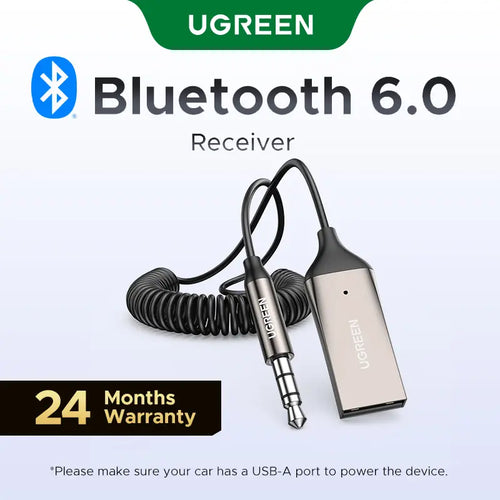 Bluetooth 6.0 Aux Wireless Receiver