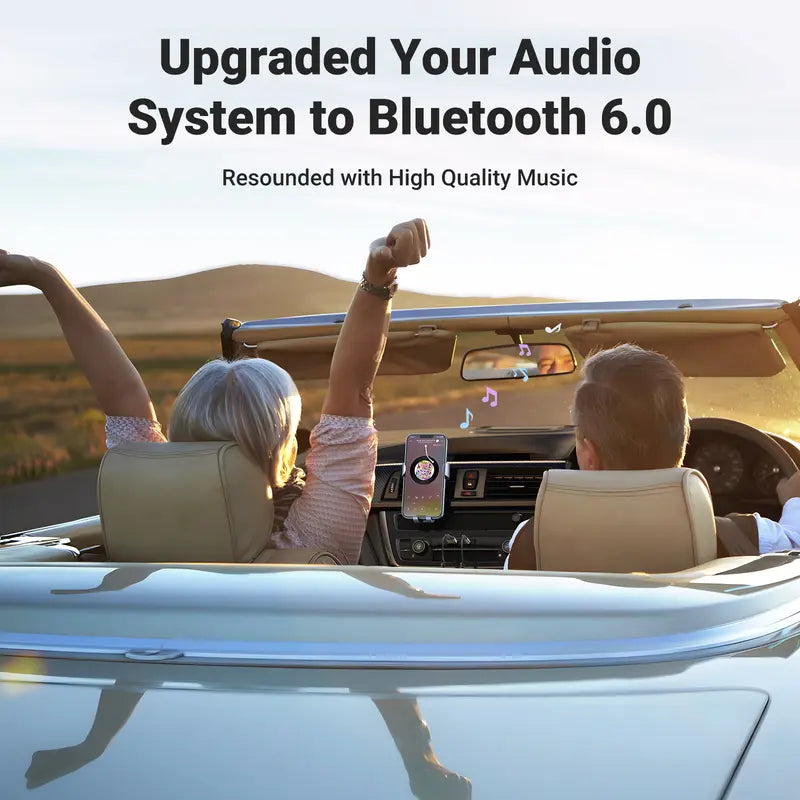 Bluetooth 6.0 Aux Wireless Receiver