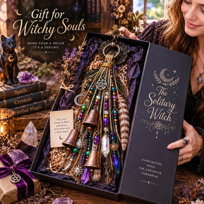 🔮Witchy Door Charm | Bells, Crystals & Celestial Hanging Decor🔮