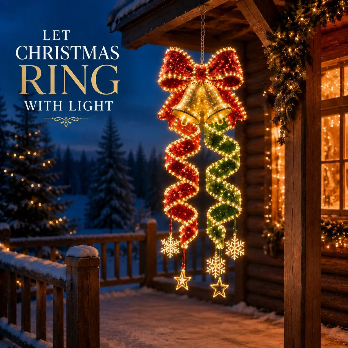 🎄Last day for 49% off🎄Christmas Magic Spiral™ Hanging LED Light Collection
