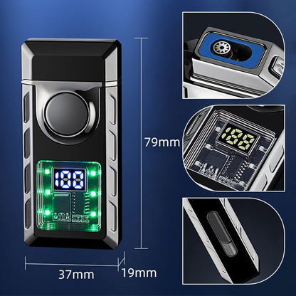 💯🔥Hot Sale🔥Multi-Functional Dual Flame Lighter with Colored Lights