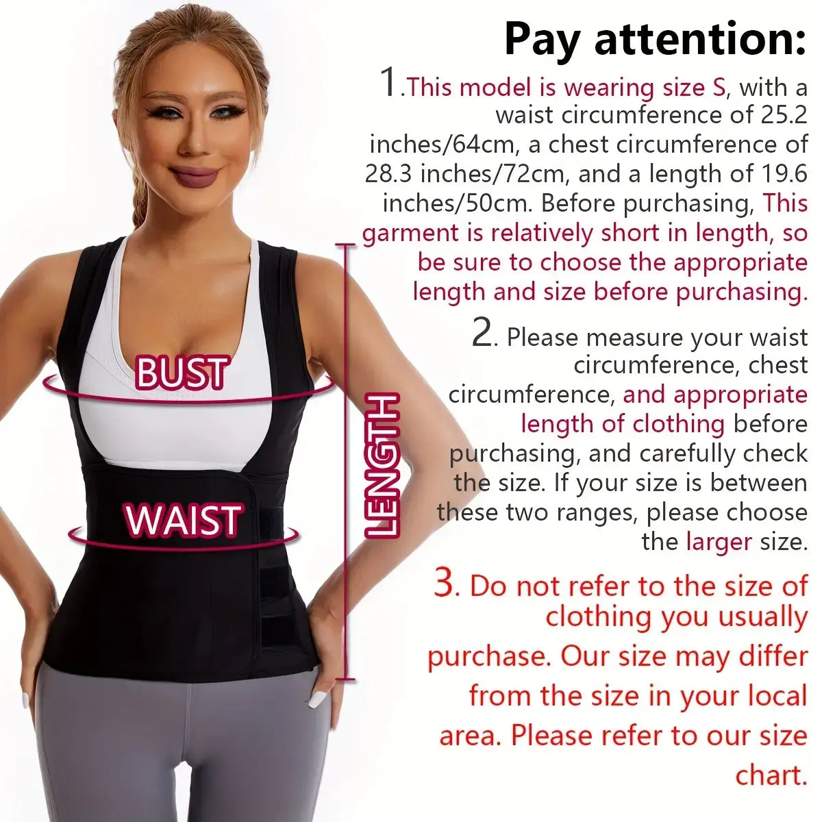 Women's Zip-Up Compression Shapewear Vest