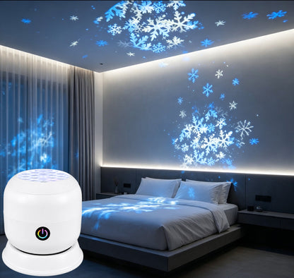 Dynamic rotating LED light projector