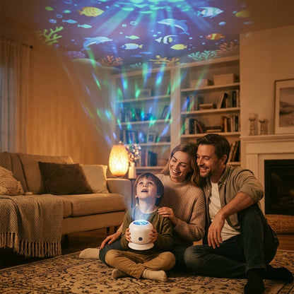 Dynamic rotating LED light projector