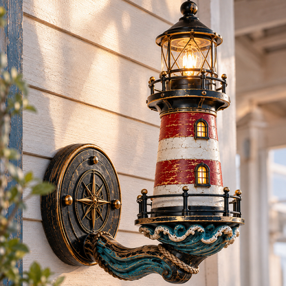 🌊🌊Vintage Coastal Lighthouse Wall Light
