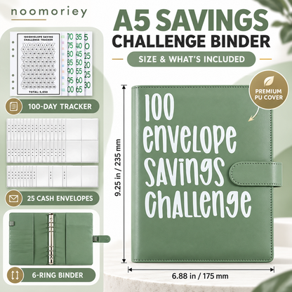 🔥💸100 Envelope Saving Challenged Book