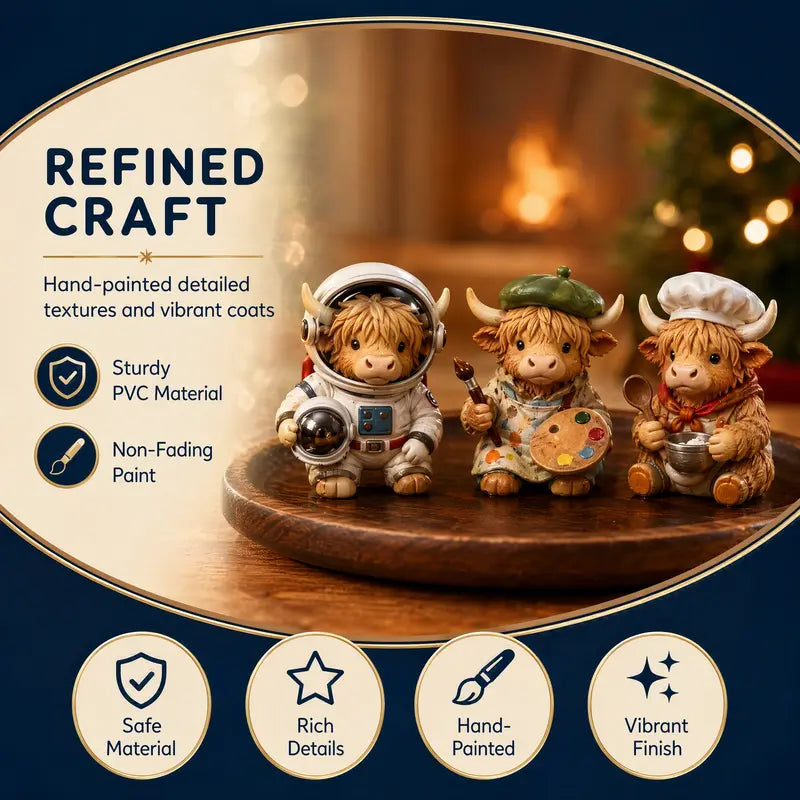 24-Day Highland Cow Advent Calendar