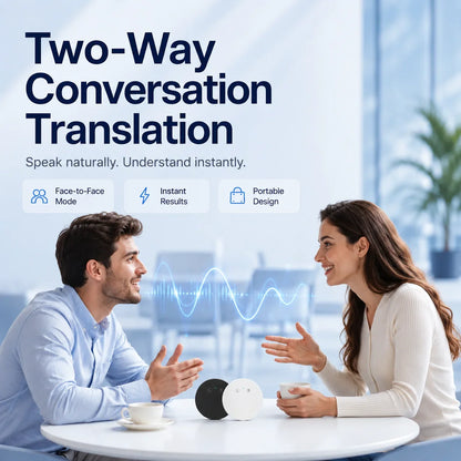 🔥LAST DAY 49% OFF🔥AI Language Translator Device – Real-Time Two-Way Voice Translator with Multi-Language Support