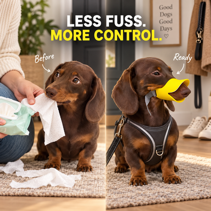 🦆 Adjustable Duck-Bill Dog Muzzle – Soft, Lightweight & Easy-Fit Support for Grooming and Routine Care